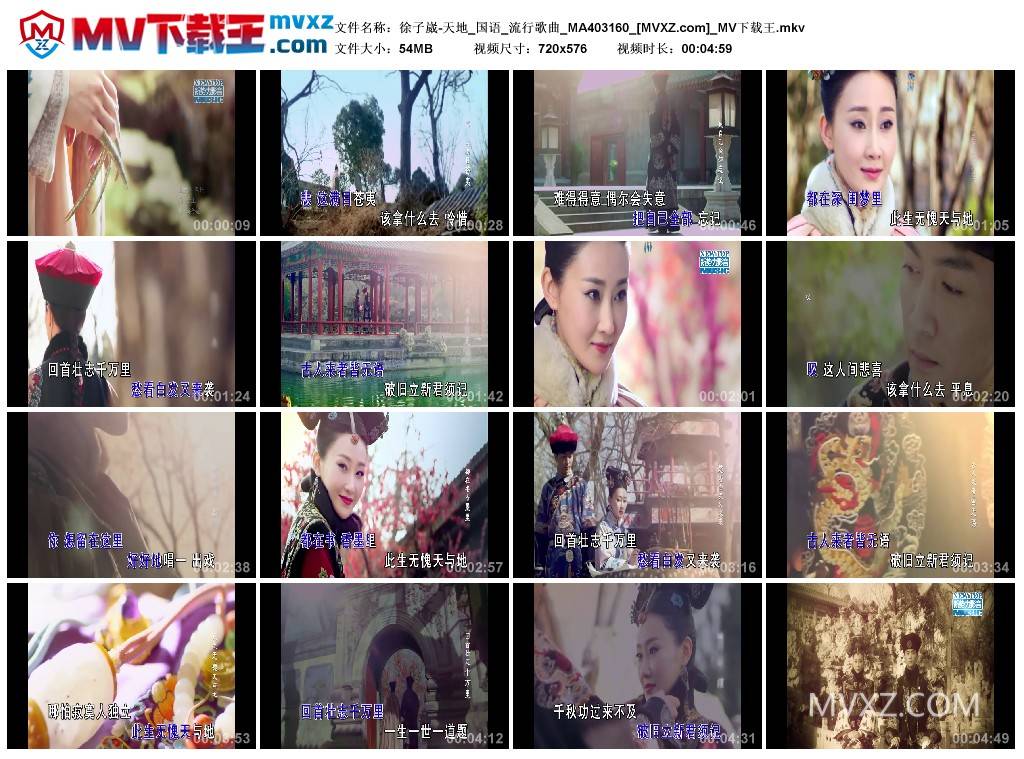 徐子崴-天地_国语_流行歌曲_MA403160